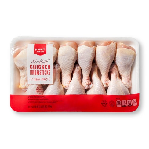 Chicken Drumsticks Value Pack 2 5 3 5lbs Priced Per Lb