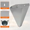 Acekool Poultry Restraining Cone, Medium Chicken Killing Cone, Galvanized Steel, Easy Clean Butcher Cone for Chickens, Ducks, Turkeys up to 8 lbs - 3 of 4