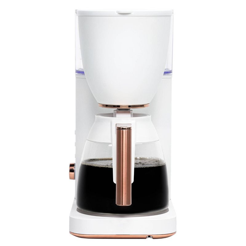 CAFE Specialty Drip Coffee Maker with Glass Carafe Matte White, 4 of 7