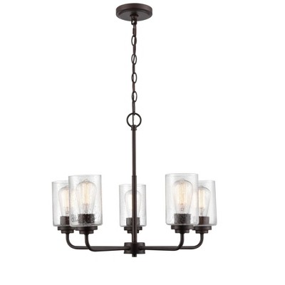 Millennium Lighting Moven 5 - Light Chandelier in  Rubbed Bronze