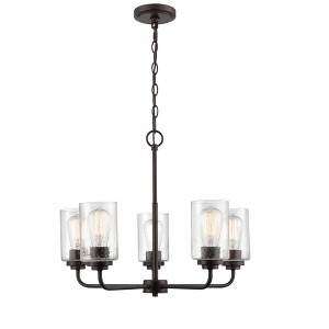 Millennium Lighting Moven 5 - Light Chandelier in  Rubbed Bronze - 1 of 1