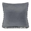 20"x20" Oversize Gatsby Fringe Square Throw Pillow - Edie@Home - 2 of 4