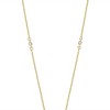 Pompeii3 1/2Ct TW Diamond Dangle Pendant Yellow Gold Womens Bezel Necklace 18" - 4 of 4