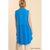 Women's Frayed Sleeveless Tunic Top - umgee - 3 of 4