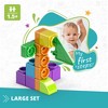 Engino: Qboidz Baby - My First Steps - Large - 72pc Brick Set, Dual-Dimension - 2 of 4