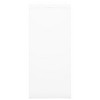 vidaXL Steel Cabinet - Sliding Door, Adjustable Shelves, and Key Lock, 35.4"x15.7"x35.4", Modern Design in White, Perfect for Home Organization - 3 of 4