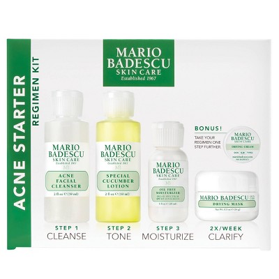 Mario Badescu Skincare Acne Starter Regimen Kit - 0.5oz - Ulta Beauty