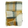 Saro Lifestyle Throw Blanket With Faux Mohair Check Design - 2 of 4