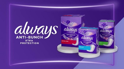 Always Xtra Protection Daily Regular Panty Liners - Unscented - 100ct :  Target
