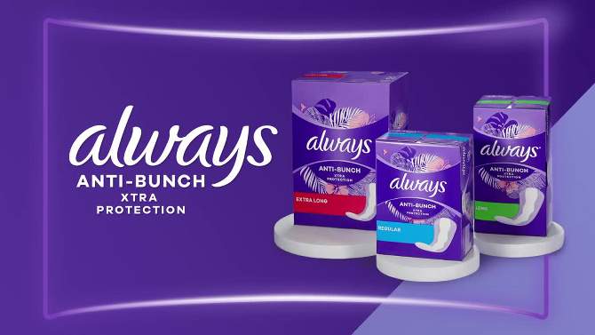 Always Anti-Bunch Xtra Protection Liners, 2 of 10, play video