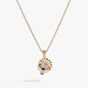 Alex and Ani Sunflower & Bee Pendant Necklace - 1 of 3