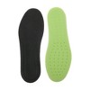 Unique Bargains Responsive Foam Shoe Inserts Fit Shoe Green Gray 1 Pair - 3 of 4