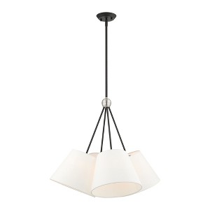 Livex Lighting Prato 4 - Light Chandelier in  Black - 1 of 4