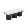Meridian Furniture,Pavilion Boucle Fabric Bench - 4 of 4