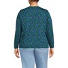 Lands' End Women's Relaxed Supima Cotton Long Sleeve Crew Neck T-Shirt - 2 of 4