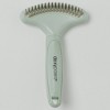 Dexypaws: Pet Double Deshedding Undercoat Rake - Sage Green, Grooming Tool - 2 of 4