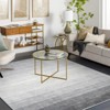 Lahome Abstract Ombre Plush Area Rug – Soft Gradient Accent with Non-Slip Backing - 2 of 4