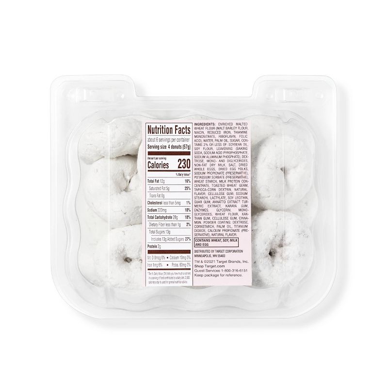 Powdered Sugar Mini Donuts - 11oz - Favorite Day&#8482;, 4 of 5