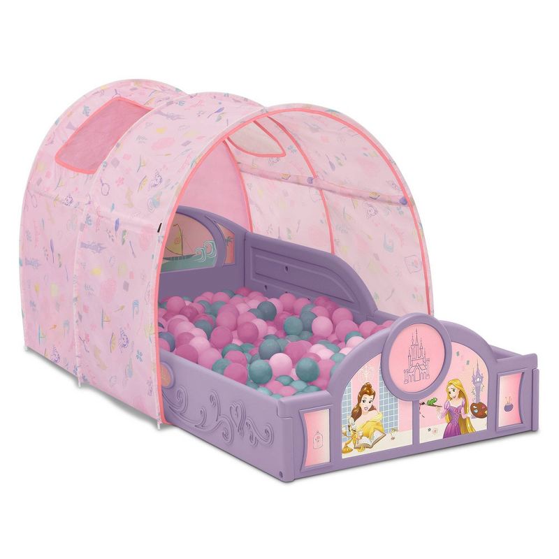 Delta Children Disney Princess Sleep and Play Toddler Bed with Tent, 5 of 9