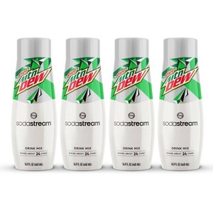 SodaStream Diet Mountain Dew - 4pk/ 14.9 fl oz: Liquid Concentrate, Mix, Still, Cola Flavor, No Major Allergens - 1 of 4