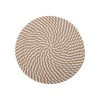 Unique Bargains Trivet Round Rope Woven Mat Cotton Non-woven Fabric 7.87"x7.87"x0.31" - 3 of 3
