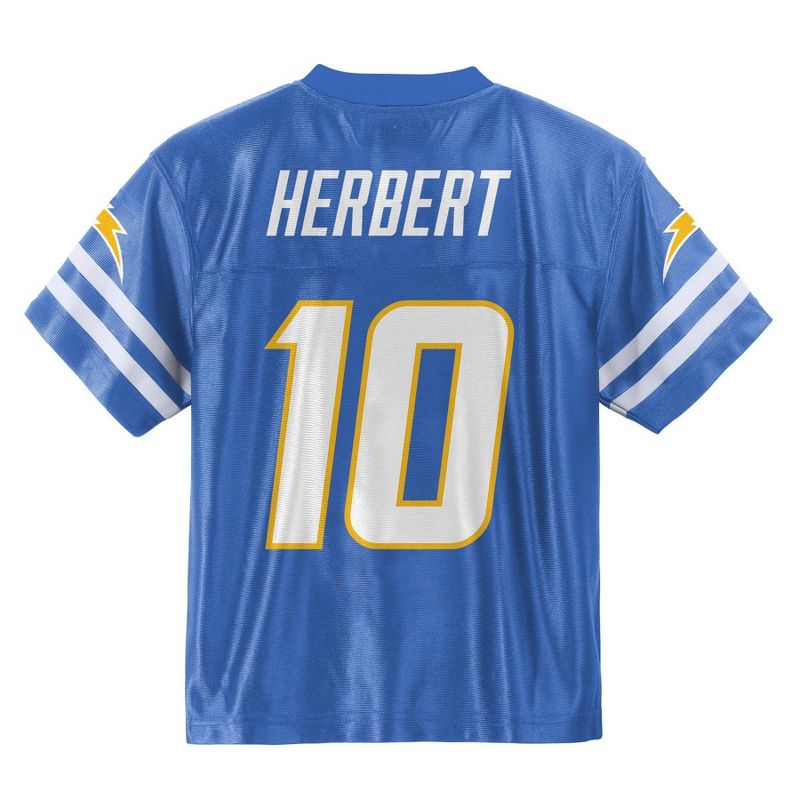 NFL Los Angeles Chargers Toddler Boys&#39; Short Sleeve Herbert Jersey, 3 of 4