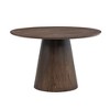 Akoasm 47.24 Inch Modern Wooden Dining Kitchen Table With Cylindrical Base-Brown - 4 of 4
