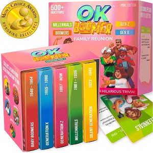 QUOKKA Millennials vs Boomers OK Boomer Board Game - Generation Trivia Card Game - 1 of 4