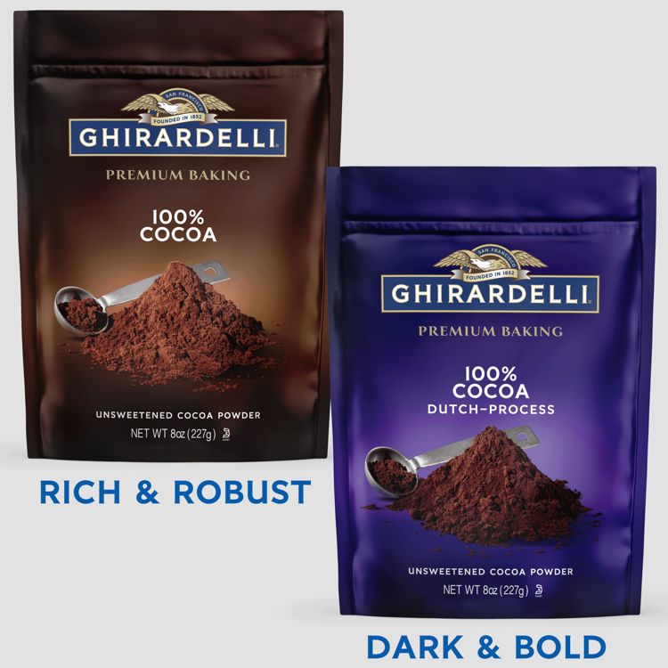 GHIRARDELLI Premium Baking 100% Cocoa Unsweetened Cocoa Powder - 8oz, 3 of 6