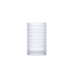 13oz Vintage Beaded Glass Tall Tumbler - 1 of 2