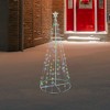Northlight LED Lighted Color Changing Multiple Function Outdoor Christmas Cone Tree - 6" - 3 of 4