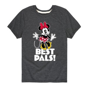 Girls' - Disney - Best Pals Minnie Short Sleeve Graphic T-Shirt - 1 of 4