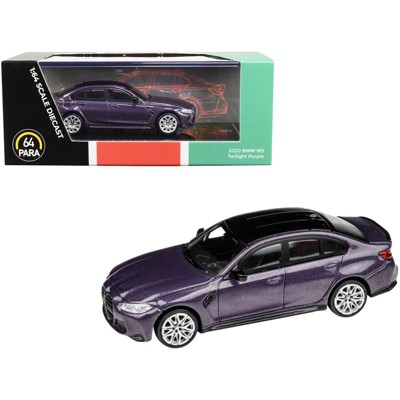 2020 Bmw M3 G80 Twilight Purple Metallic With Black Top 1/64 Diecast ...