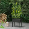 Tangkula Raised Garden Bed with Trellis Self-Watering Planter Bed with Water Level Observer Drainage Holes Climbing Net & Detachable Legs - 3 of 4