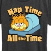 Women's - Garfield - Nap Time All The Time Short Sleeve Graphic T-Shirt - 2 of 4