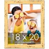 PosterPalooza | Shabby Chic Yellow Picture Frame - UV Acrylic, Foam Board Backing, Hanging Hardware - 2 of 4