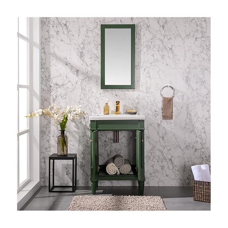Legion Furniture 24 inches PEWTER GREEN SINK VANITY, 1 of 2