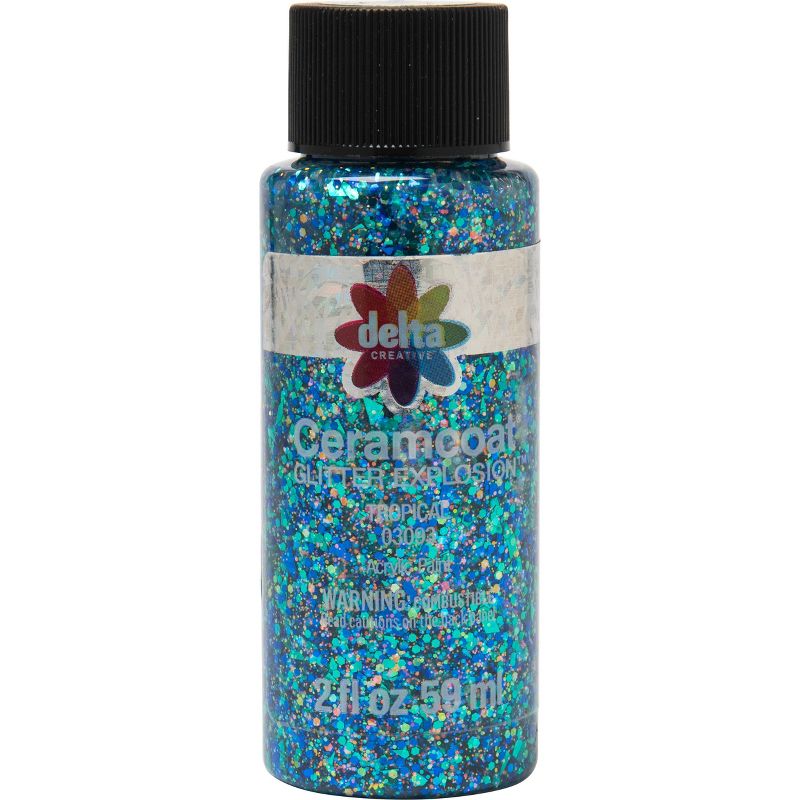 Delta Ceramcoat Glitter Explosion Acrylic Paint (2oz), 1 of 11