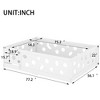 CAVINAS Kids Toddler Bed with Safety Guardrails,Twin/Full Size Floor Bed with Door,Montessori Bed for Bedroom,White - 3 of 4