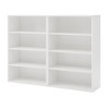 PDTEND Multi-Functional 8-Layer Bookcase with Adjustable Shelves - Detachable into Two 4-Layer Storage Racks for Home & Office - 4 of 4
