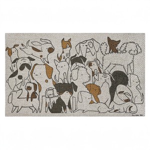 Stupell Industries Eclectic Dog Breeds Printed Outdoor Imitation Sisal Door Mat, design by Lisa Wehmeyer - 1 of 4