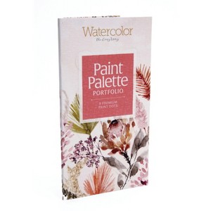 Watercolor the Easy Way Paint Palette Portfolio Flowers - by  Sara Berrenson (Paperback) - 1 of 1