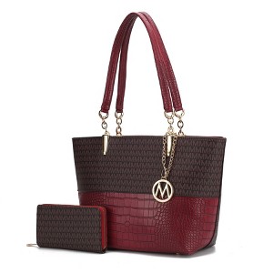 MKF Collection Sasha Tote Women’s Vegan Leather Spacious Interior Handbag by Mia K - 1 of 4