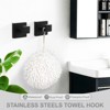 WOWOW Stainless Steel Single J-Hook Robe/Towel Hook - 3 of 4