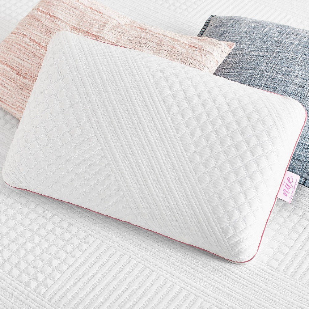 Photos - Pillow Standard Cooling Gel Memory Foam Bed  with Antimicrobial Cover - nüe