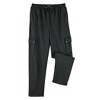 Collections Etc Men's French Terry Drawstring Waist Cargo Pants - 2 of 4