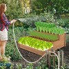 Kelly 3-tier Wooden Garden Bed, Raised Patio Flower Box, Outdoor Furniture - The Pop Home - 2 of 4