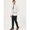 Lars Amadeus Men's Dress Slim Fit Single Breasted One Button Prom Suit Sports Blazer - 4 of 4
