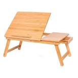 BIRDROCK HOME Bamboo Laptop Bed Lap Tray  - Natural