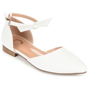 Journee Collection Womens Vielo Ballet Almond Toe Buckle Flats - 1 of 4
